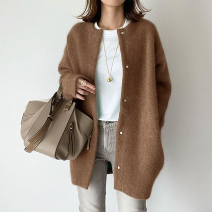 Women's Knit Cardigan – Elegant Casual Open Cardigan