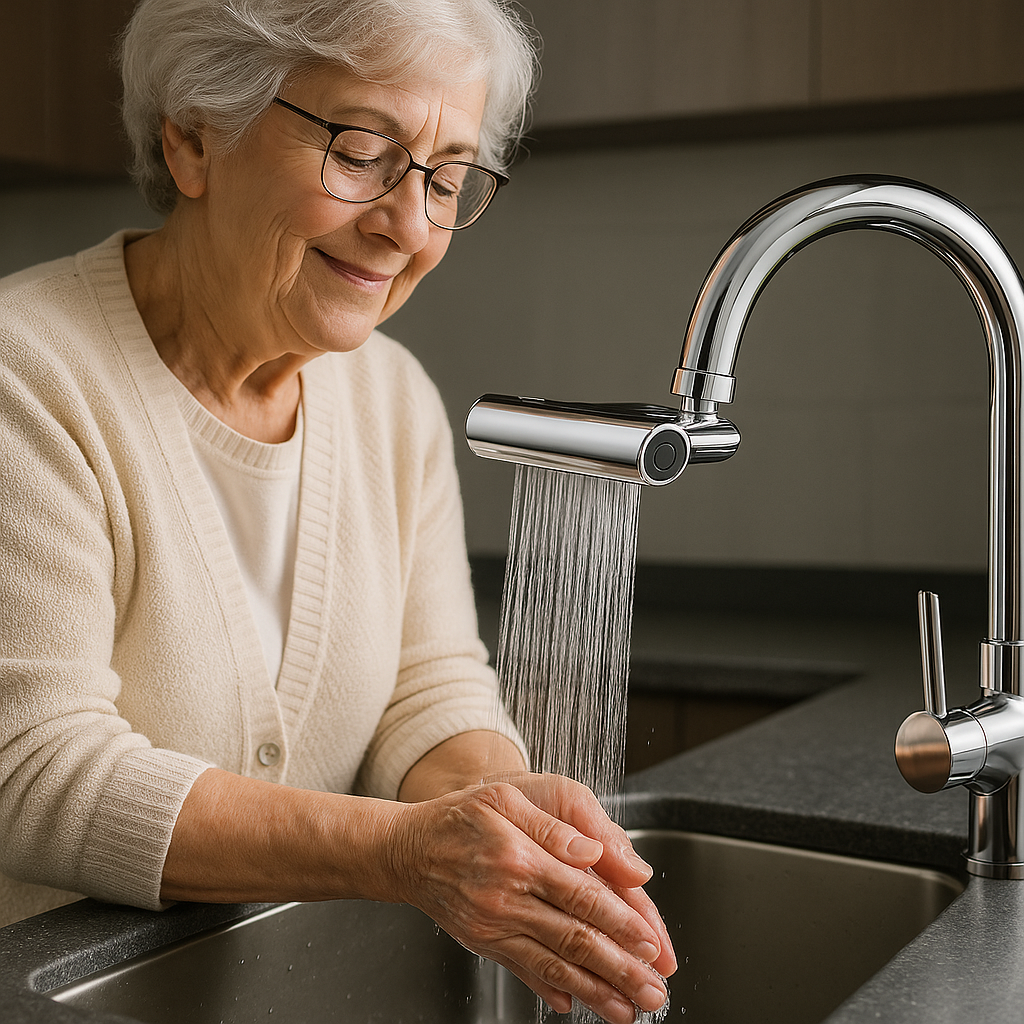 4-mode 360 degree swivel tap attachment faucet aerator