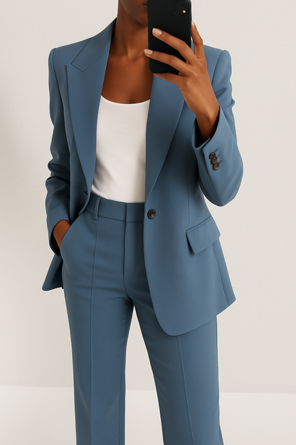 Women's tailored suit set - blazer and trousers