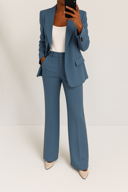 Women's blazer trouser set - back