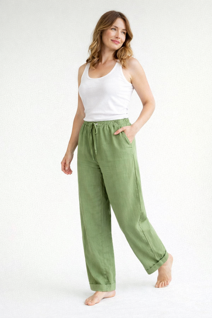 Women's loose trousers colour option