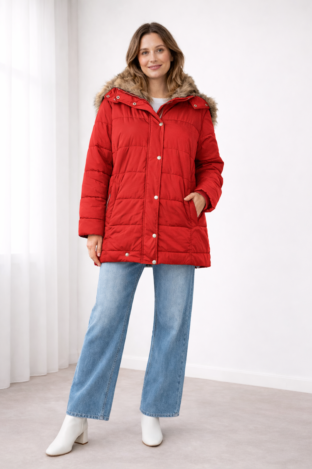 Women's quilted jacket - detail