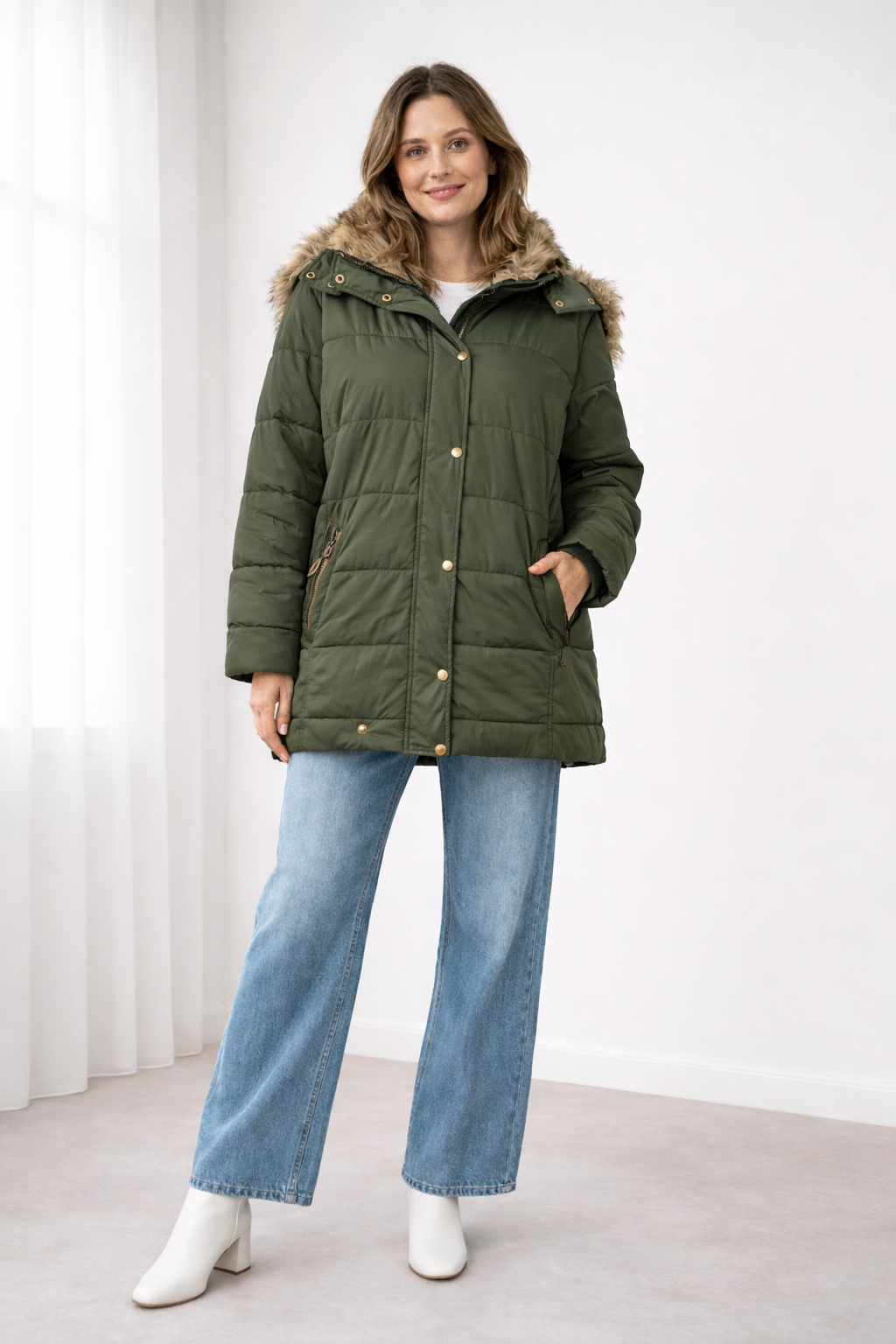 Women's padded oversized jacket