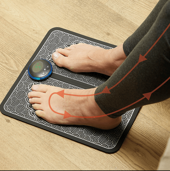 EMS Foot Massage Mat – 9-Mode Rechargeable Foot Massager