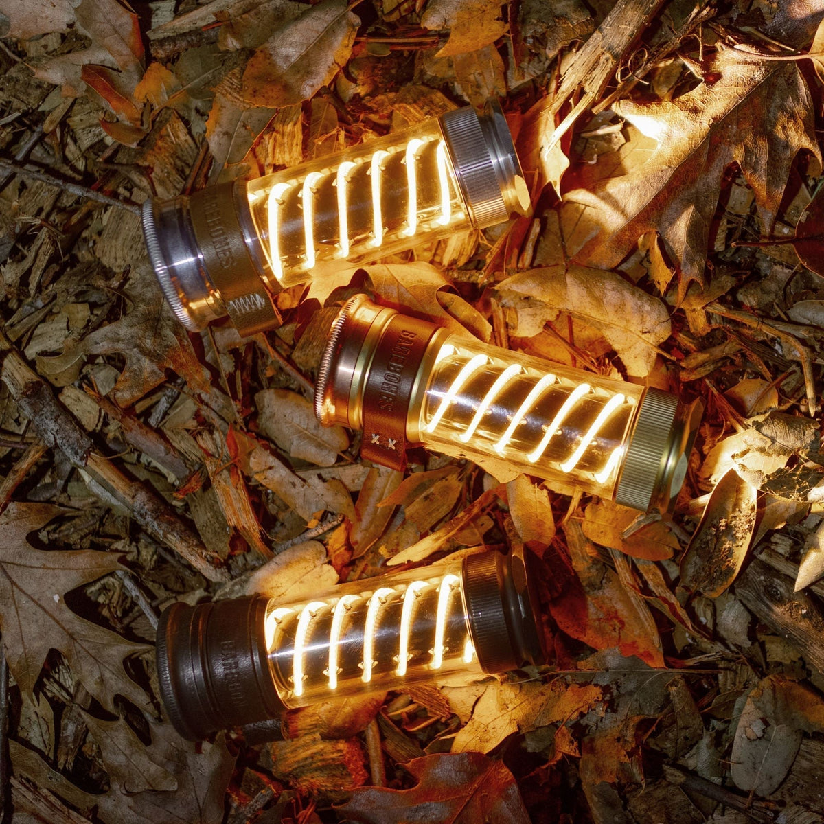 Vintage rechargeable LED camping lantern and torch