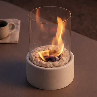Ethanol Table Fire Lamp – Smokeless Real-Flame Tabletop Fireplace