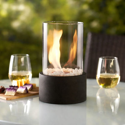 Ethanol Table Fire Lamp – Smokeless Real-Flame Tabletop Fireplace