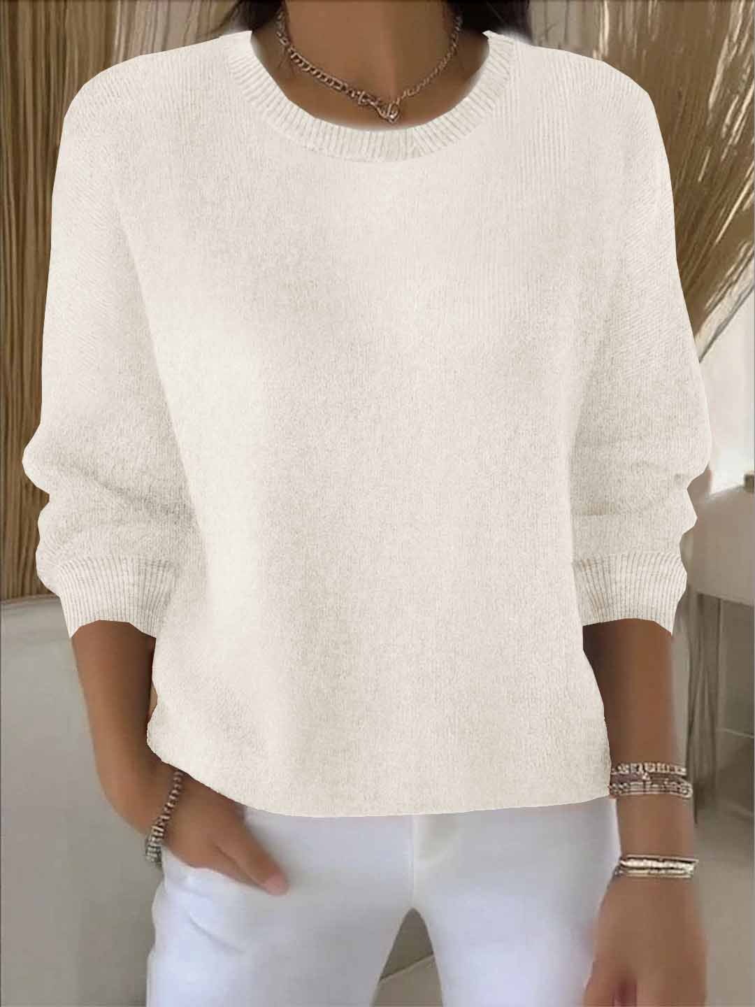 Women's relaxed knit jumper