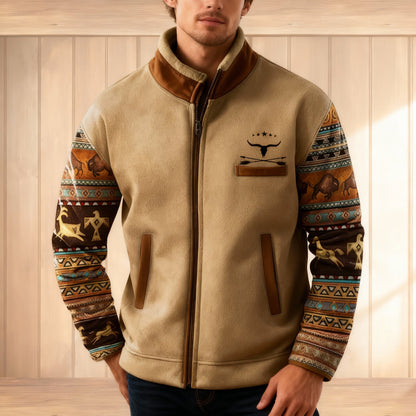 Women's printed casual jacket