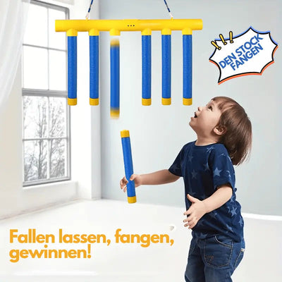 Electronic Reflex Catch Game – 6 Falling Sticks Reaction Toy