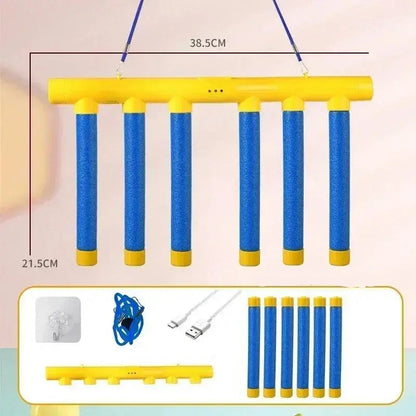 Hanging electronic reflex game