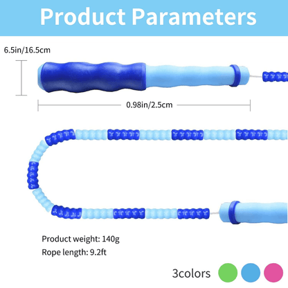 Skipping Rope – Adjustable Beaded Cardio Jump Rope