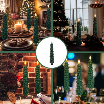 LED Christmas tree candles with remote control