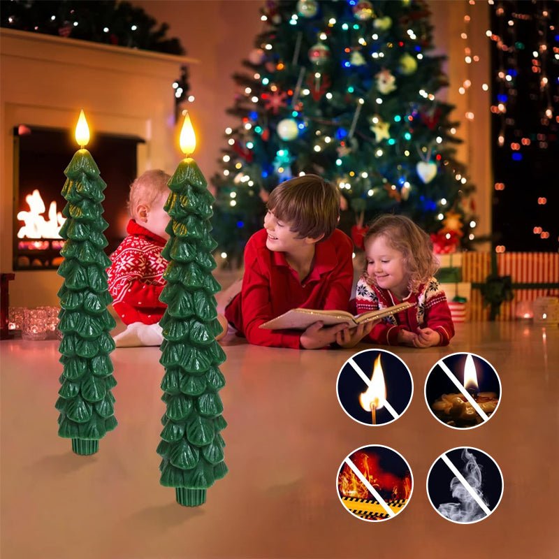 LED Christmas tree candles with remote control