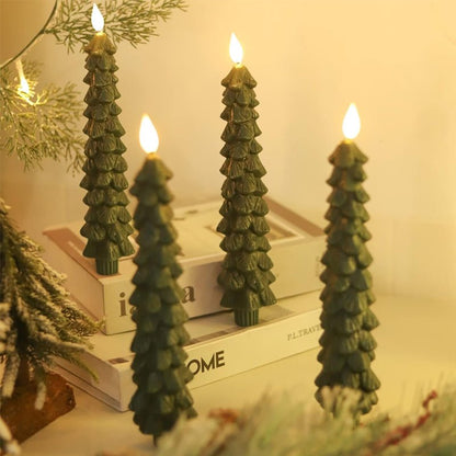 LED Christmas tree candles with remote control