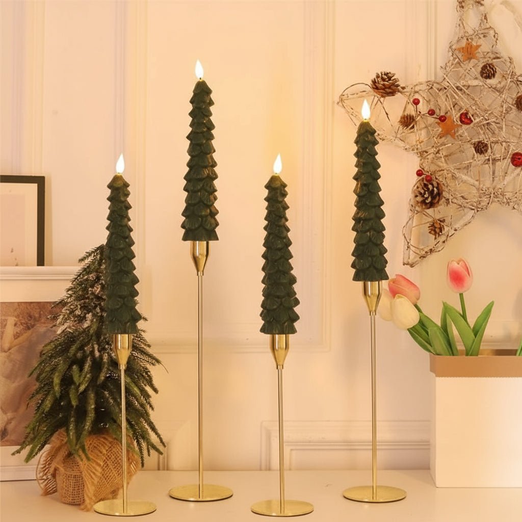LED Christmas tree candles with remote control