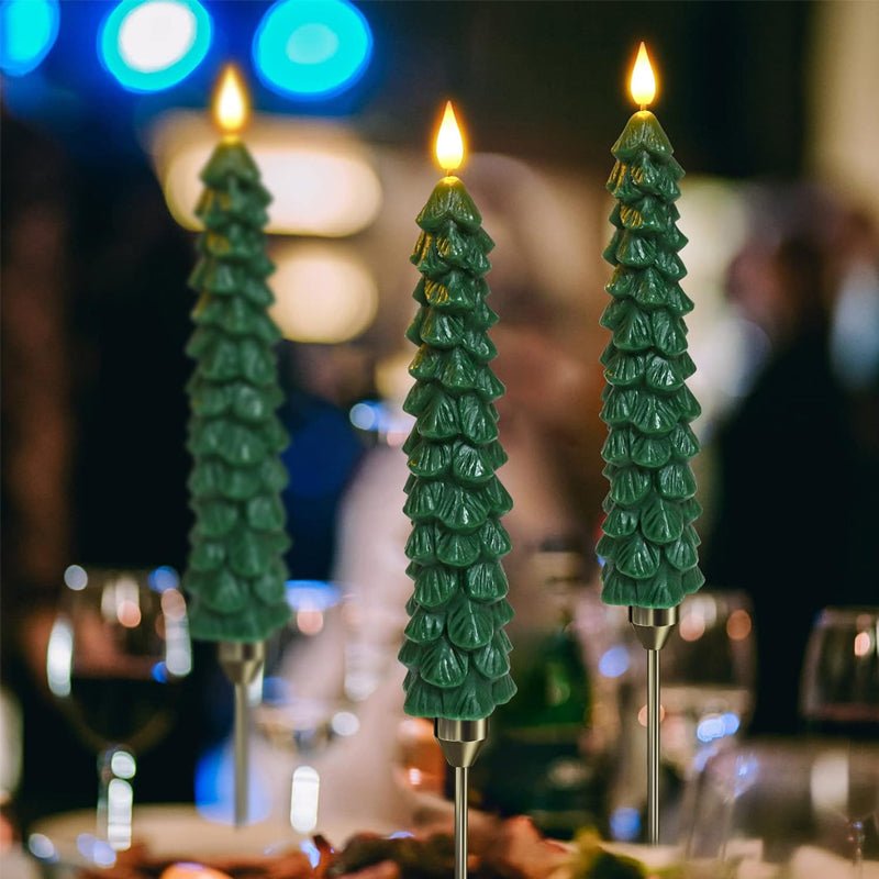 LED Christmas tree candles with remote control