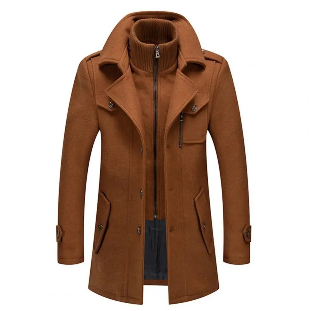 Men's Double-Collar Jacket – Modern Casual Jacket
