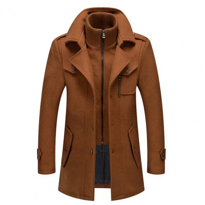Men's Double-Collar Jacket – Modern Casual Jacket