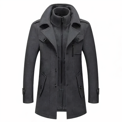 Men's Double-Collar Jacket – Modern Casual Jacket