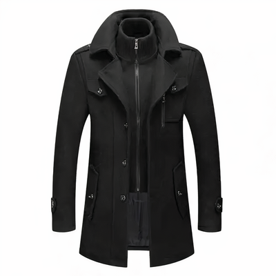 Men's Double-Collar Jacket – Modern Casual Jacket