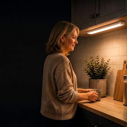 LED Under-Cabinet Light – Motion Sensor Rechargeable Magnetic Strip