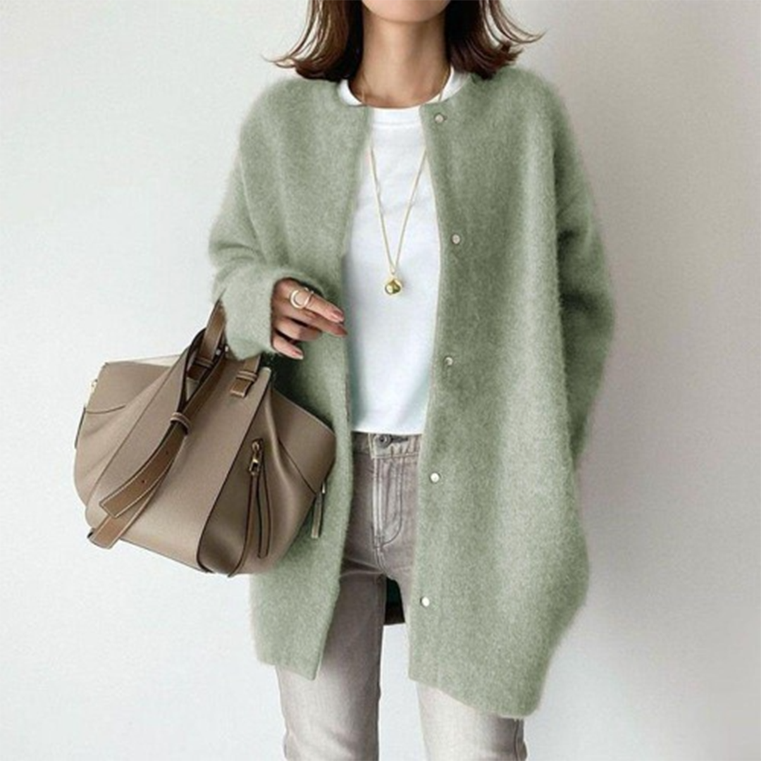 Women's Knit Cardigan – Elegant Casual Open Cardigan