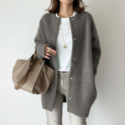 Women's Knit Cardigan – Elegant Casual Open Cardigan