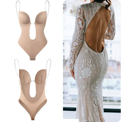 Women's backless sculpting bodysuit shapewear