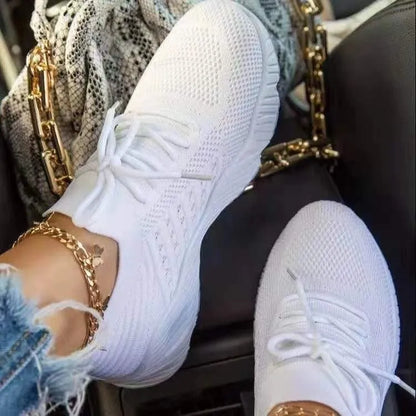 Orthopaedic Mesh Sneakers for Women, Lightweight Breathable Trainers with Arch Support
