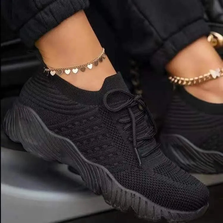 Orthopaedic Mesh Sneakers for Women, Lightweight Breathable Trainers with Arch Support