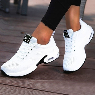 Orthopaedic Sneakers for Women – Breathable Mesh Trainers with Cushioned Arch Support