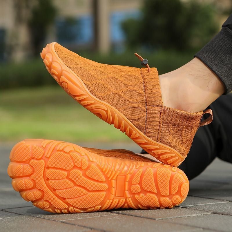 Barefoot wide-fit zero-drop mesh slip-on shoes