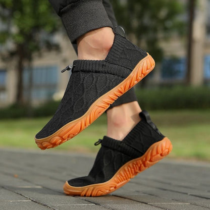 Barefoot wide-fit zero-drop mesh slip-on shoes