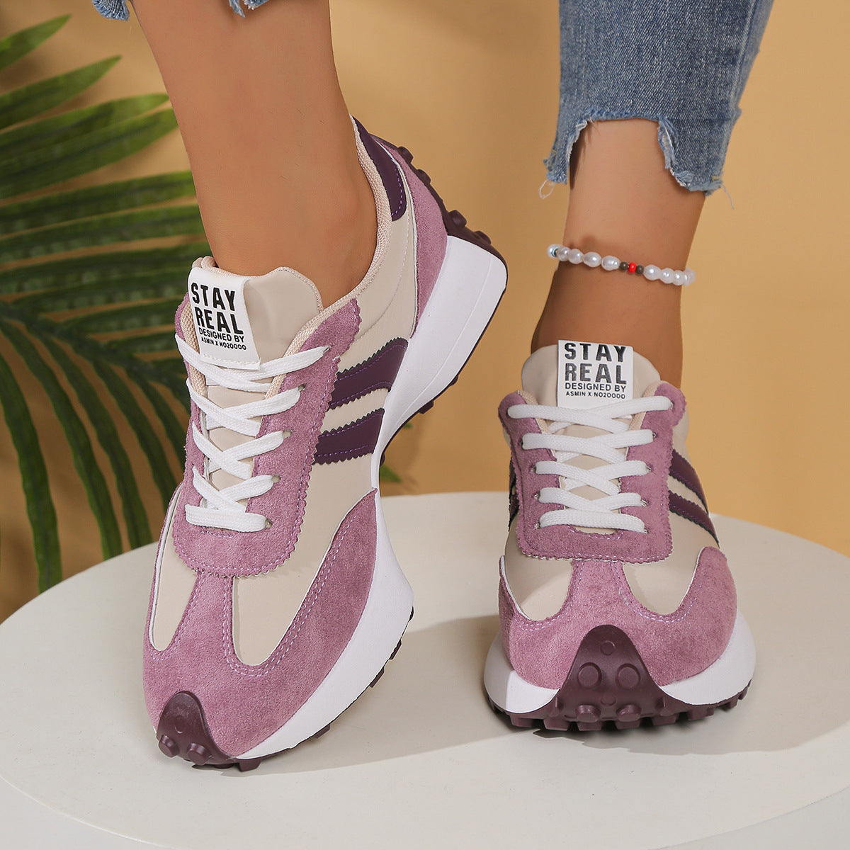 Women's Lightweight Trainers – Cushioned Comfort Sneakers
