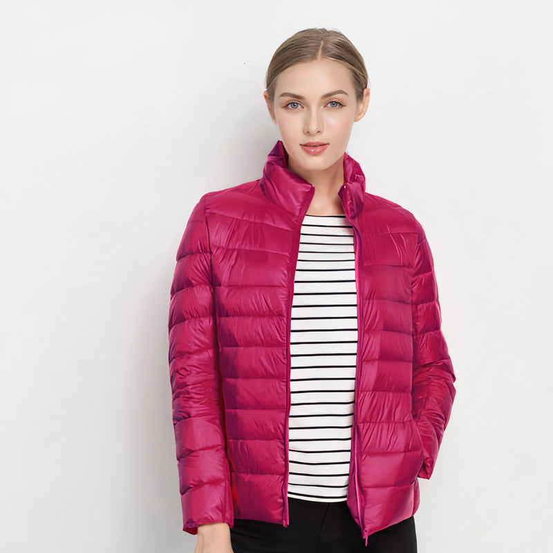 Women's warm winter puffer jacket