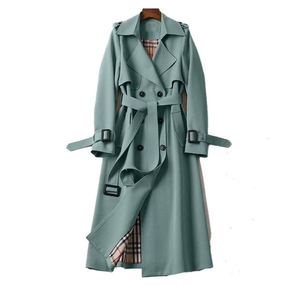 Women's Trench Coat – Classic Belted Winter Trench