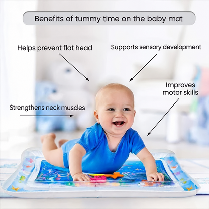 Inflatable Baby Water Play Mat – Tummy Time Sensory Mat