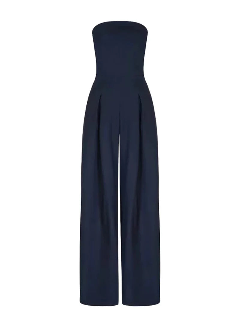 Women's strapless jumpsuit - side