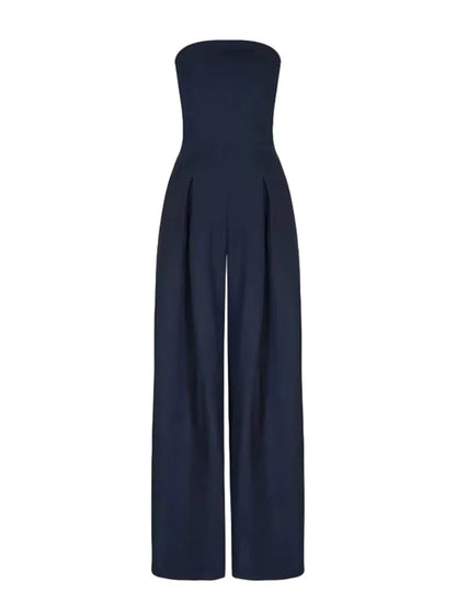 Women's strapless jumpsuit - side