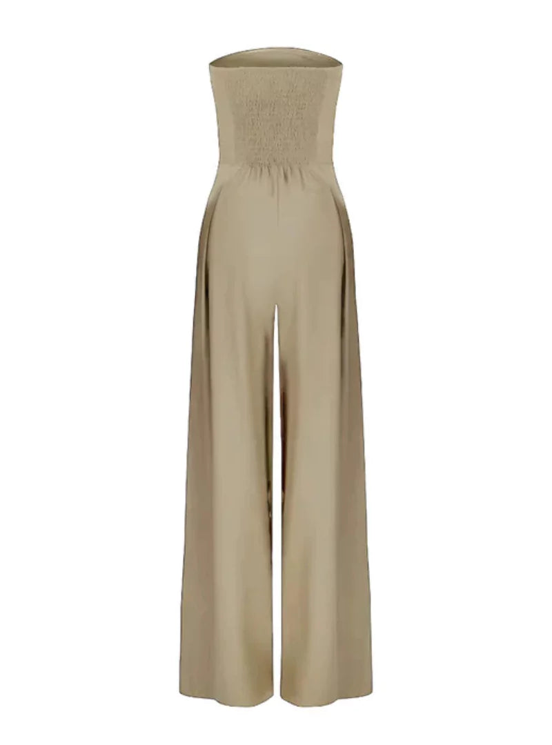 Women's summer wide-leg jumpsuit