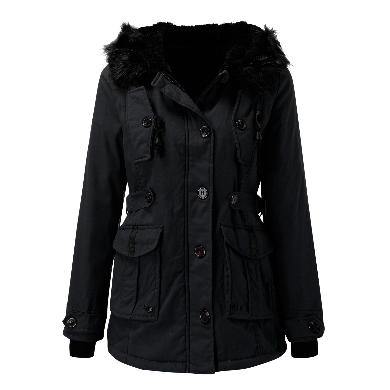 Women's warm cotton parka winter coat