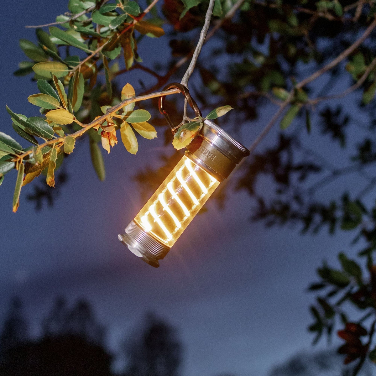 Vintage rechargeable LED camping lantern and torch