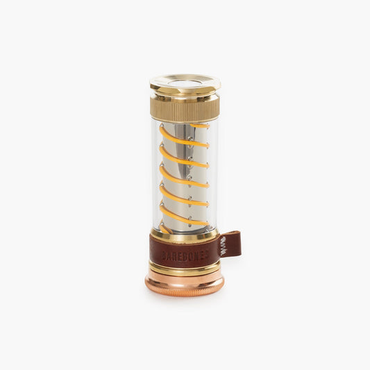 Vintage rechargeable LED camping lantern and torch