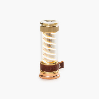 Vintage rechargeable LED camping lantern and torch