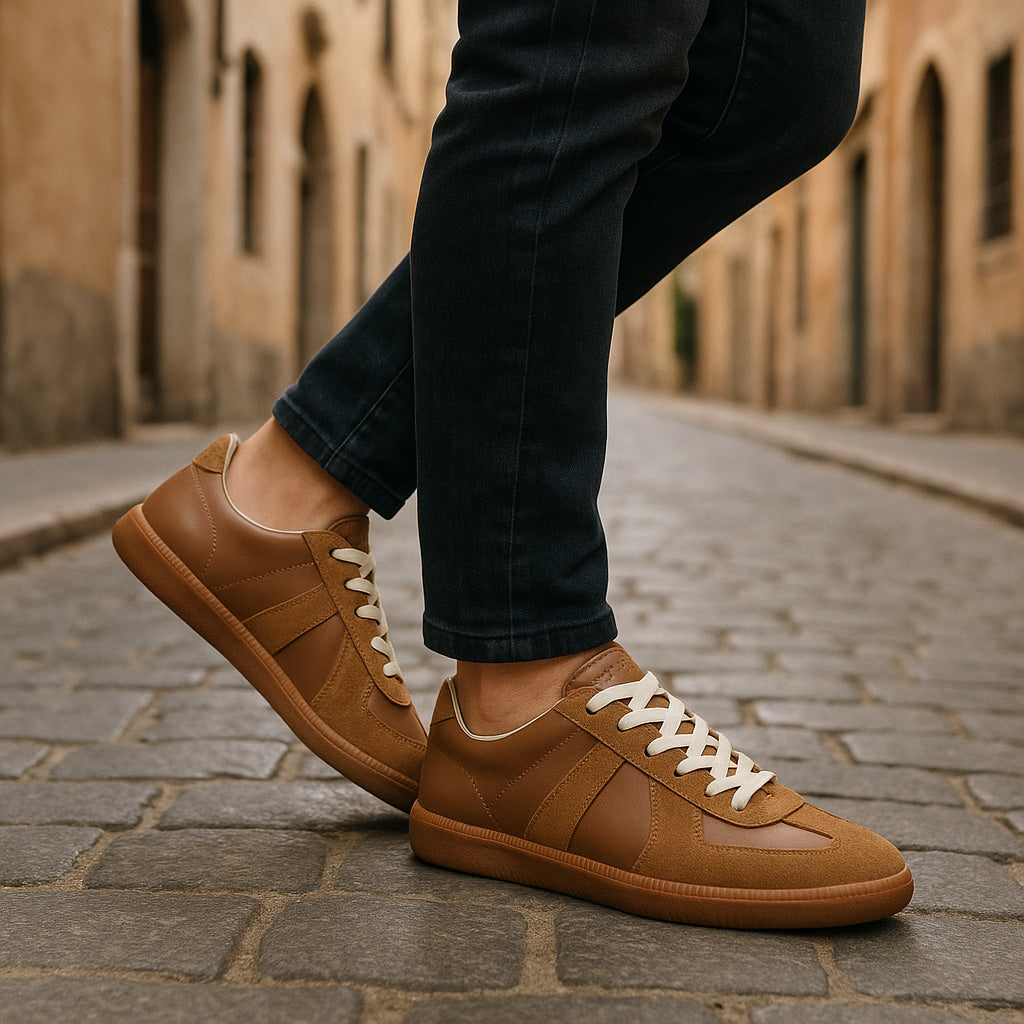 Men's casual lace-up sneakers