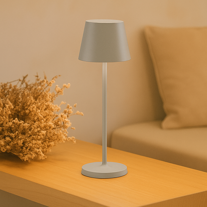Wireless LED Table Lamp – Rechargeable Touch Dimmable Light