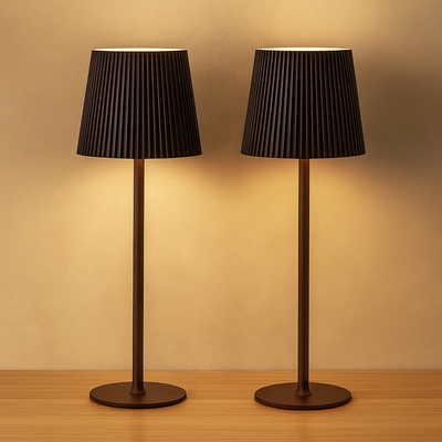 Rechargeable LED Desk & Bedside Lamp – Touch Dimmable 3-Colour Light