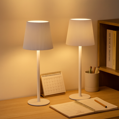 Rechargeable LED Desk & Bedside Lamp – Touch Dimmable 3-Colour Light
