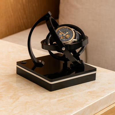 Automatic Watch Winder with Display Case for Mechanical Watches